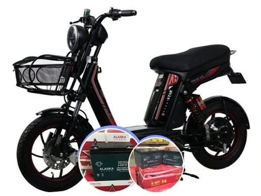 Tips sửa xe đạp điện 2 bình với bình ắc quy 12V, 24V